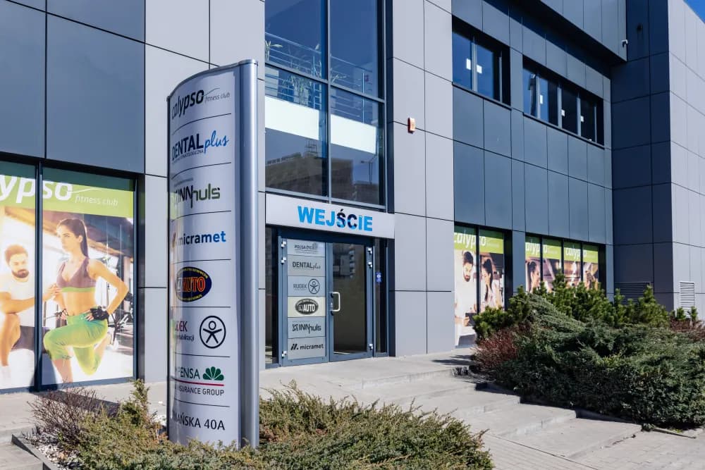 Wejście do gabinetu rehabilitacji przy ulicy Hetmańskiej